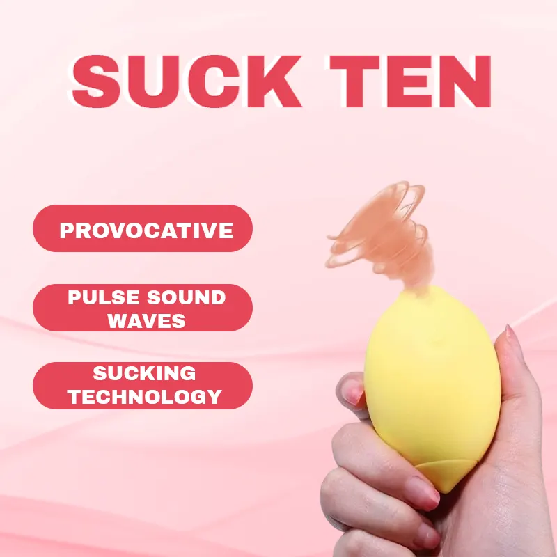 Lemon Vibrator for Women Sucker Clitoris Sucking And Licking G-point Massager