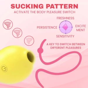 Lemon Vibrator for Women Sucker Clitoris Sucking And Licking G-point Massager