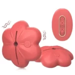 Wireless Vibrating Rose Nipple Clamps